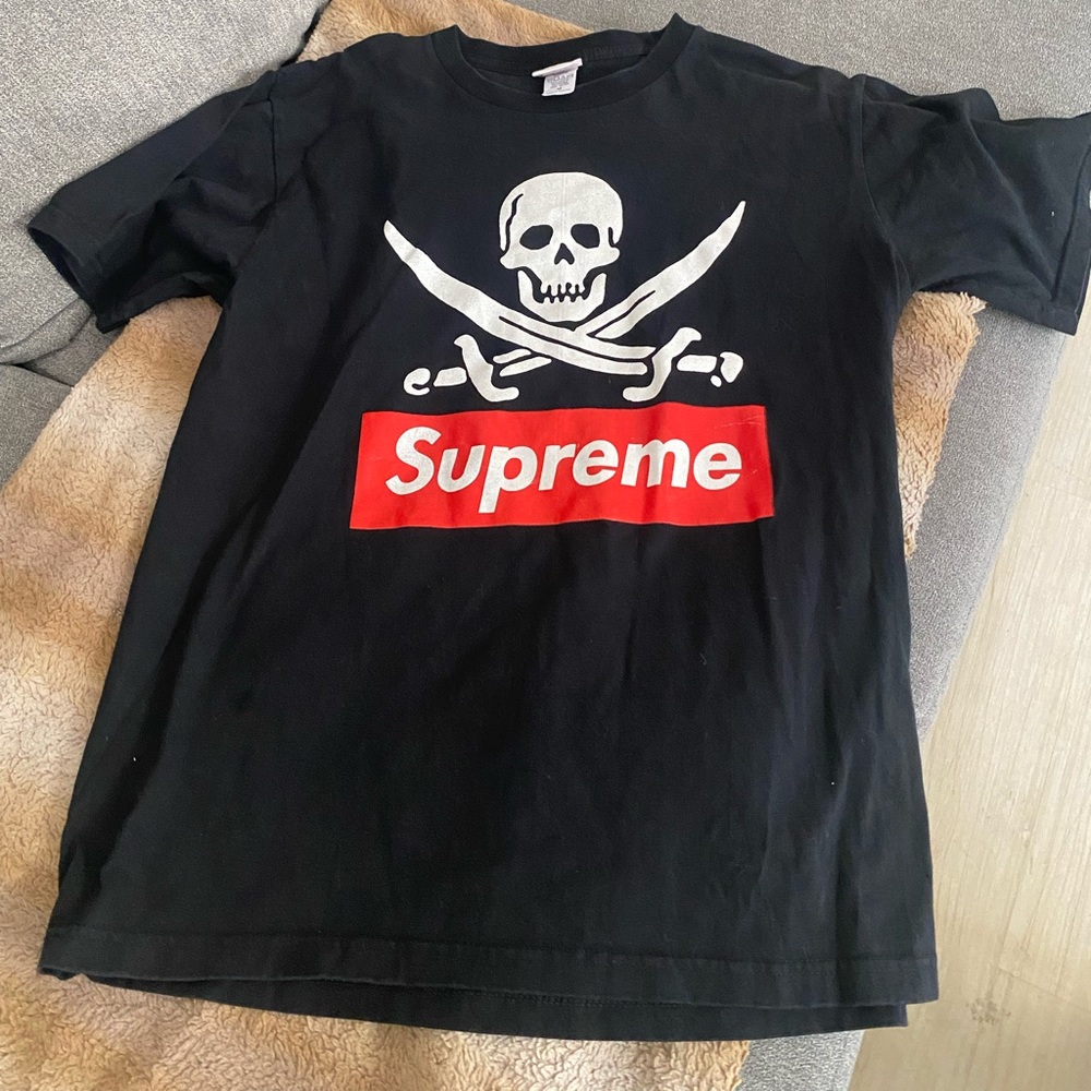 Supreme black pirate t-shirt